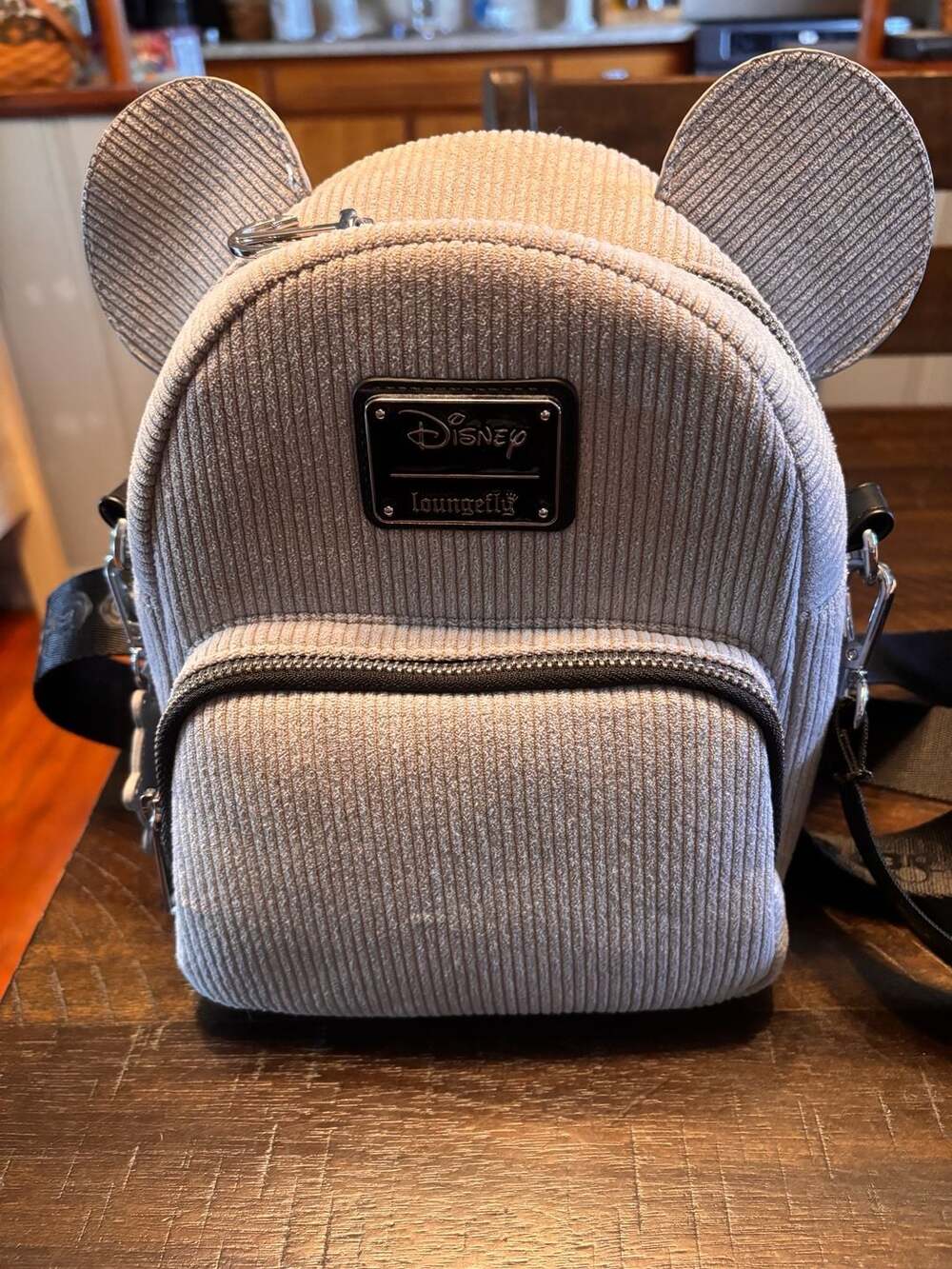 Loungefly Disney Mickey Mouse Steamboat Willie Corduroy Convertible Mini Backpac